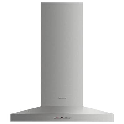 Fisher & Paykel Series 7 30 in. Convertible Chimney Style Range Hood with 600 CFM, 4 Fan Speeds & 2 LED Lights - Stainless Steel | HC30PHTX1N