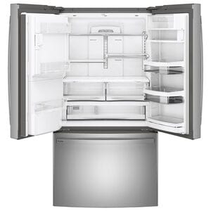 GE Profile 36 in. 22.1 cu. ft. Built-In Counter Depth French Door Refrigerator with Ice & Water Dispenser - Fingerprint Resistant Stainless, Fingerprint Resistant Stainless, hires