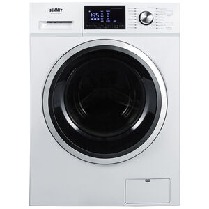 Summit 24 in. 2.7 cu. ft Electric All-in-One Front Load Washer-Dryer Combo with 16 Wash Programs & Wrinkle Care - White, , hires