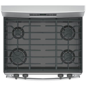 GE 30 in. Freestanding Gas Range with 4 Sealed Burners, 5.0 Cu. Ft. Single Oven & Storage Drawer - Stainless Steel, , hires
