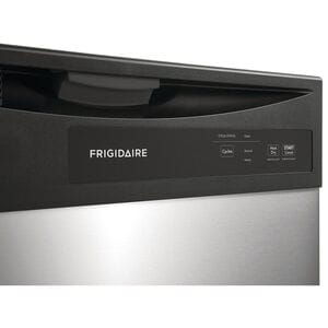Frigidaire 24 in. Front Control Dishwasher with 62 dBa Sound Level & Pocket - Stainless Steel, Stainless Steel, hires