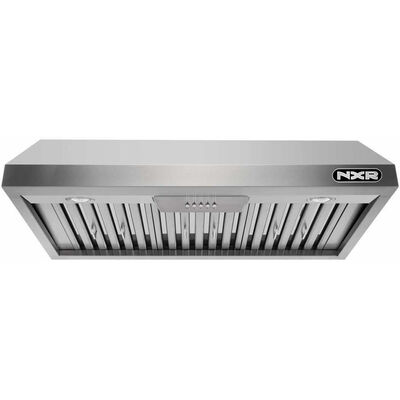 NXR EH Series 36 in. Canopy Pro Style Range Hood with 3 Speed Settings, 800 CFM, Ducted Venting & 2 LED Lights - Stainless Steel | EH3619