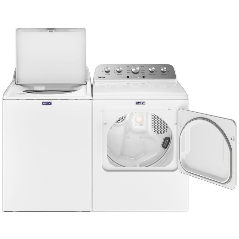 Maytag 27.75 in. 4.5 cu. ft. Top Load Washer with Agitator & Extra Power Button - White, , hires