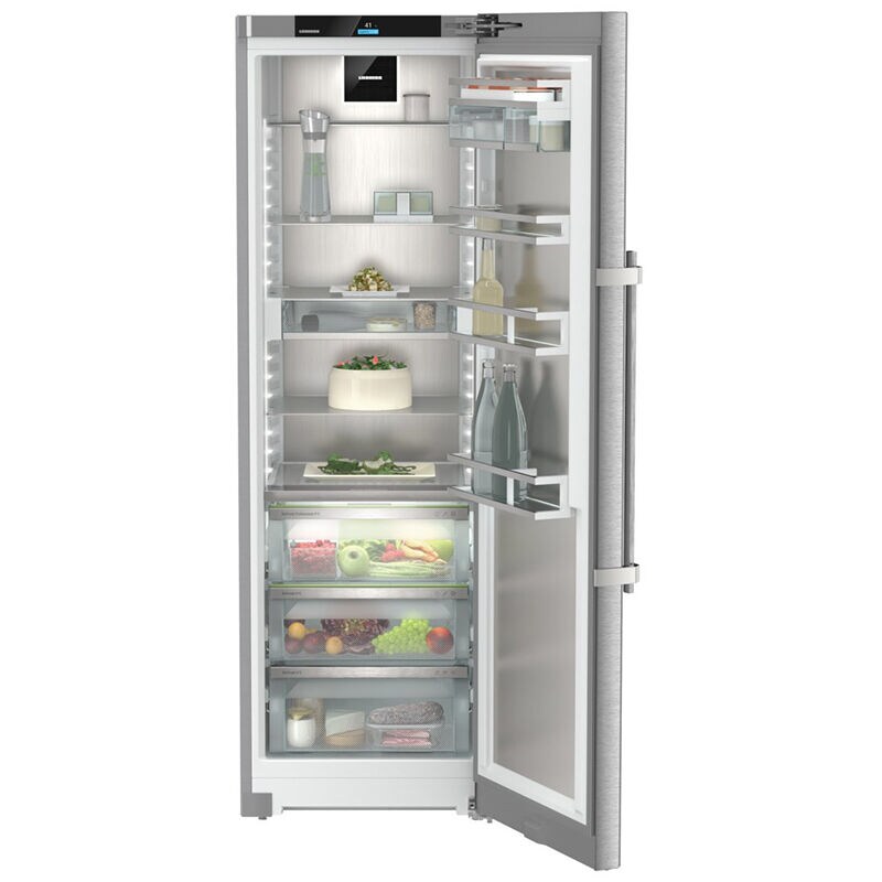 Liebherr Peak 24 in. 13.7 cu.ft. Smart Counter Depth Freeezerless Refrigerator with Internal Water Dispenser - Stainless Steel, , hires