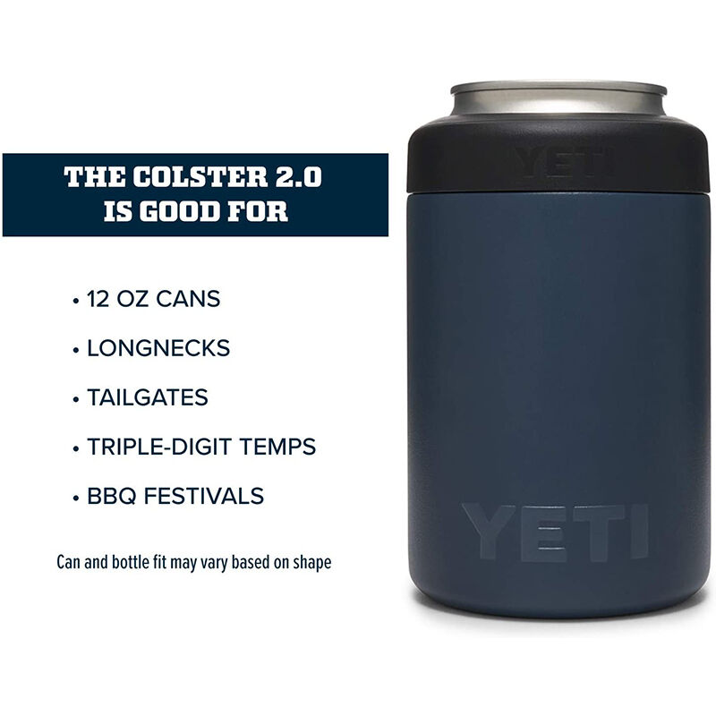 YETI Rambler 12 oz Colster Can Insulator - Navy Blue