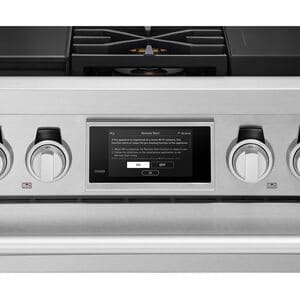 Signature Kitchen Suite 36 in. 6.3 cu. ft. Smart Standard Convection Steam Dual Fuel Range with 2 Sealed & 2 Induction Burners - Stainless Steel, , hires