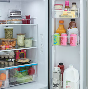 Frigidaire 33 in. 19.6 cu. ft. Counter Depth French Door Refrigerator with Internal Water Dispenser - Fingerprint Resistant Stainless Steel Look, , hires