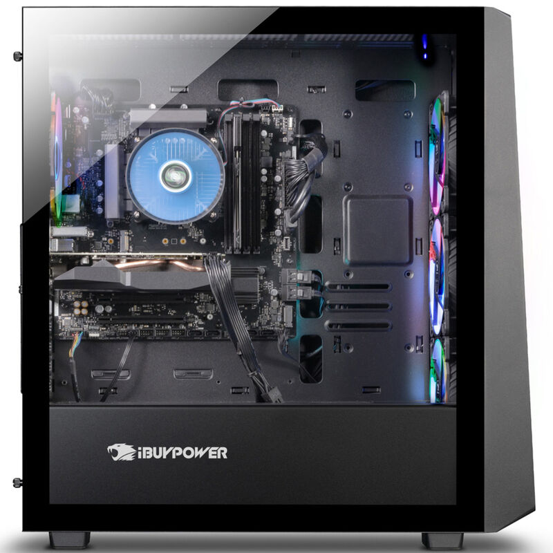 iBUYPOWER Gaming PC SlateMRI7N46T01 Intel Core i7 13700F 2.1 GHz (5.2 GHz Max Turbo), NVIDIA GeForce RTX 4060Ti 8GB, 16GB DDR5 5200 MHz RAM, 1TBNVMeSSD,Windows 11 Home 64-bit, , hires