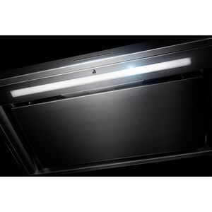 JennAir 30 in. Convertible Chimney Style Range Hood with 585 CFM, 3 Fan Speeds & 1 LED Light - Stainless Steel, , hires