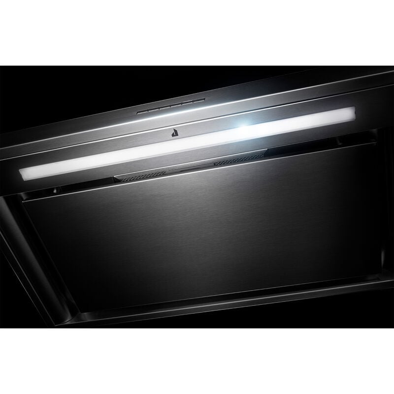 JennAir 30 in. Convertible Chimney Style Range Hood with 585 CFM, 3 Fan Speeds & 1 LED Light - Stainless Steel, , hires