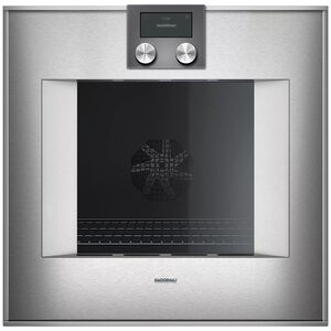 Gaggenau 400 Series 24 in. 3.2 cu. ft. Electric Smart Wall Oven with Standard Convection & Self Clean - Stainless Steel, , hires