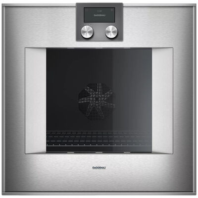 Gaggenau 400 Series 24 in. 3.2 cu. ft. Electric Smart Wall Oven with Standard Convection & Self Clean - Stainless Steel | BO450612