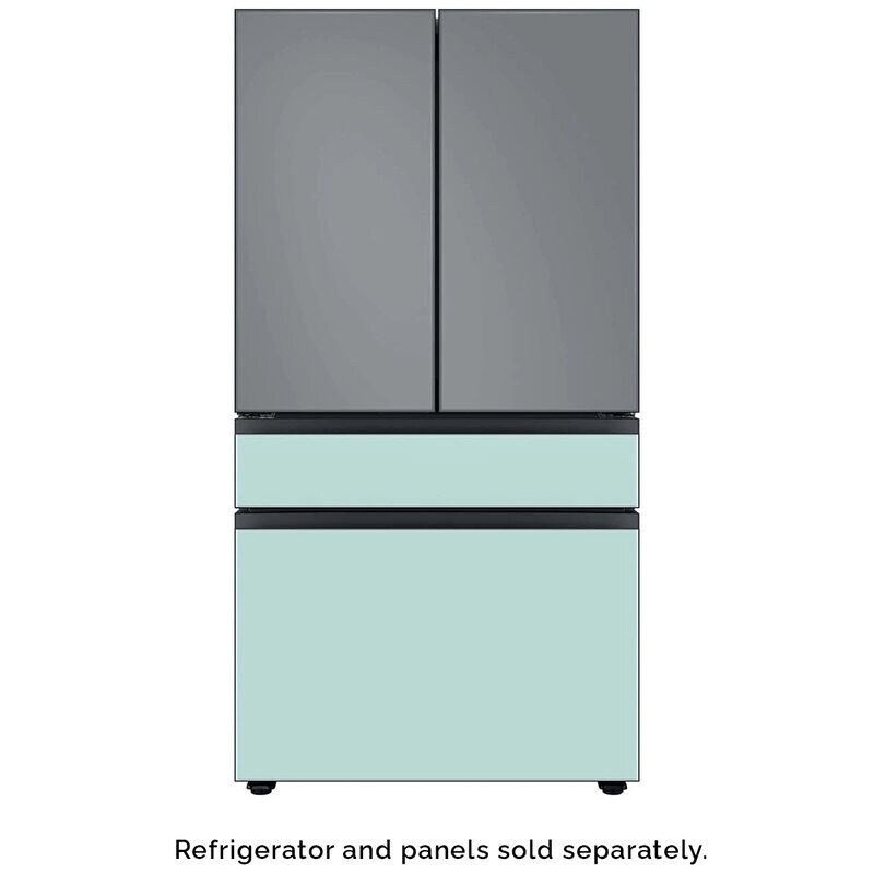 Samsung BESPOKE 4-Door French Door Bottom Panel for Refrigerators - Morning Blue Glass, , hires