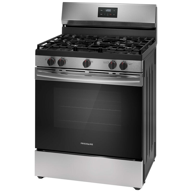 Frigidaire 30 in. 5.1 cu. ft. Gas Range with 5 Sealed Burners - Stainless Steel, Stainless Steel, hires