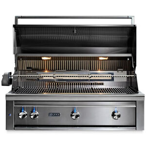 Lynx Professional 42 in. 3-Burner Built-In Natural Gas Grill with Rotisserie & Smoker Box - Stainless Steel, , hires