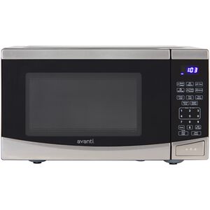 Avanti 19 in. 0.9 cu. ft. 900W Countertop Microwave - Stainless Steel, , hires