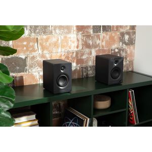 Victrola Tempo Bluetooth Bookshelf Speakers - Black, , hires