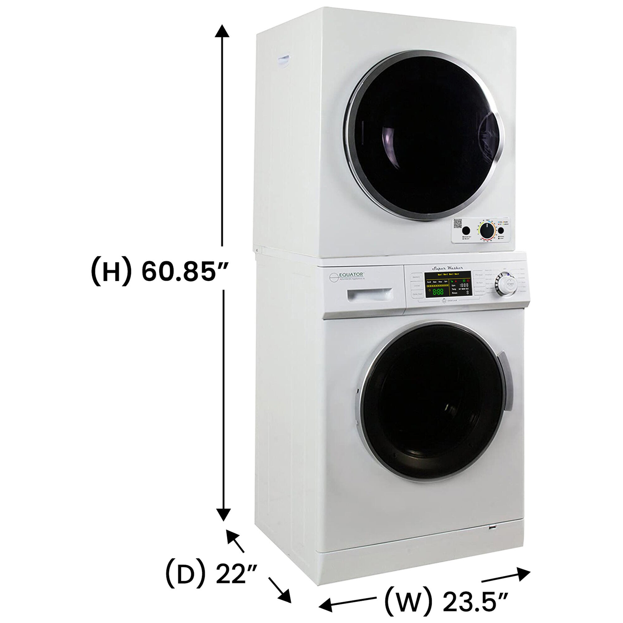 110v stackable clearance washer dryer