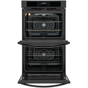Frigidaire 30 in. 10.6 cu. ft. Top Control Electric Double Wall Oven With Standard Convection - Black, Black, hires