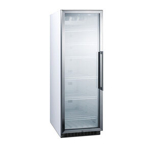 Summit Commercial 24 in. 12.6 cu. ft. Beverage Center with Adjustable Shelves, Digital Control & Left Hinge - Stainless Steel, , hires