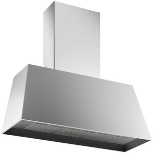 Bertazzoni 36 in. Canopy Pro Style Range Hood with 3 Speed Settings, 600 CFM, Convertible Venting & 1 LED Light - Stainless Steel, Stainless Steel, hires