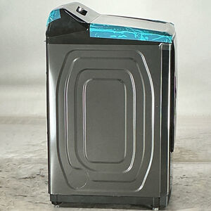 Samsung 27 in. 7.4 cu. ft. Smart Electric Dryer with Sensor Dry, Sanitize & Steam Cycle - Brushed Black (Open Box Good Condition), , hires