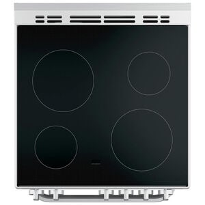 GE 24 in. 2.9 cu. ft. Standard Convection Electric Range with Smoothtop Burners - Stainless Steel, , hires