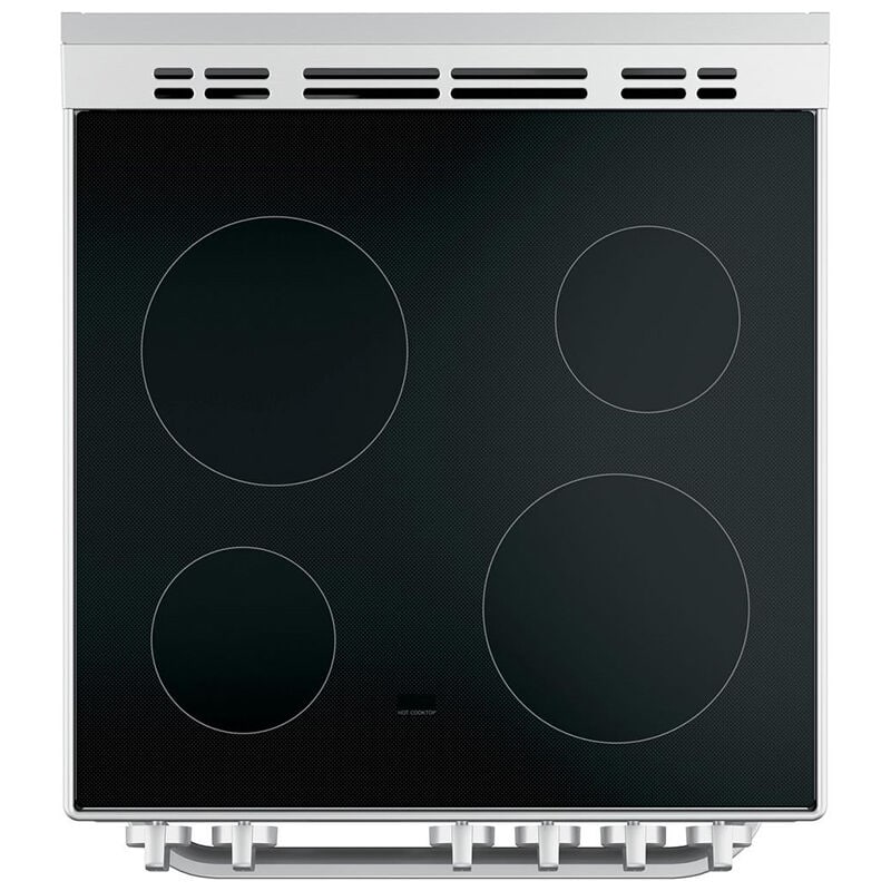GE 24 in. 2.9 cu. ft. Standard Convection Electric Range with Smoothtop Burners - Stainless Steel, , hires