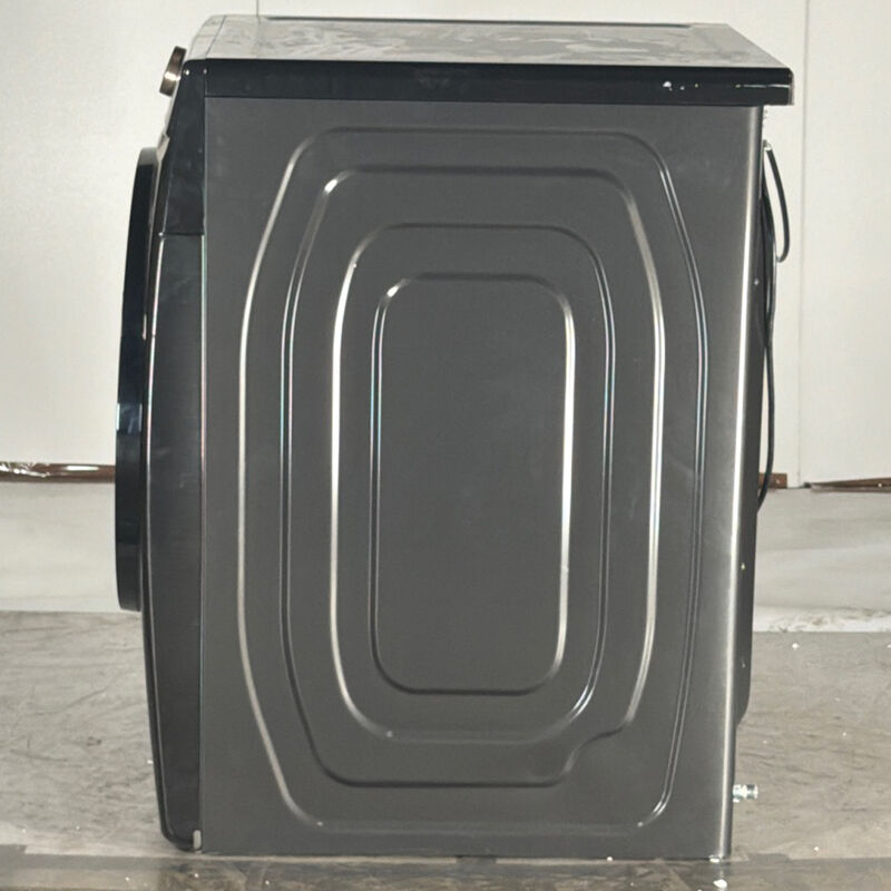 Samsung 27 in. 7.5 cu. ft. Smart Stackable Gas Dryer with Sanitize+, Steam Cycle & Sensor Dry - Brushed Black (Open Box Good Condition), , hires
