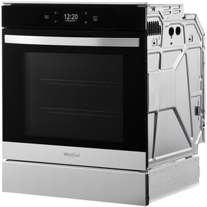 Whirlpool 24 in. 2.9 cu. ft. Smart Electric Single Wall Oven with True European Convection - Fingerprint Resistant Stainless, , hires