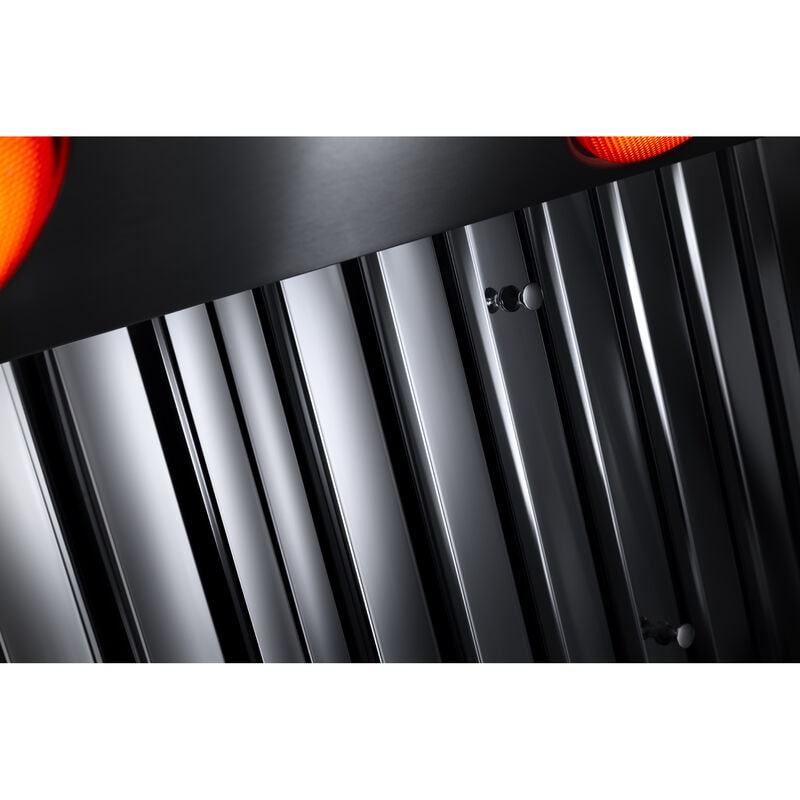 JennAir Pro-Style 48 in. Ducted Canopy Pro Style Style Range Hood with 1200 CFM, 4 Fan Speeds & 3 Halogen Lights - Stainless Steel, , hires