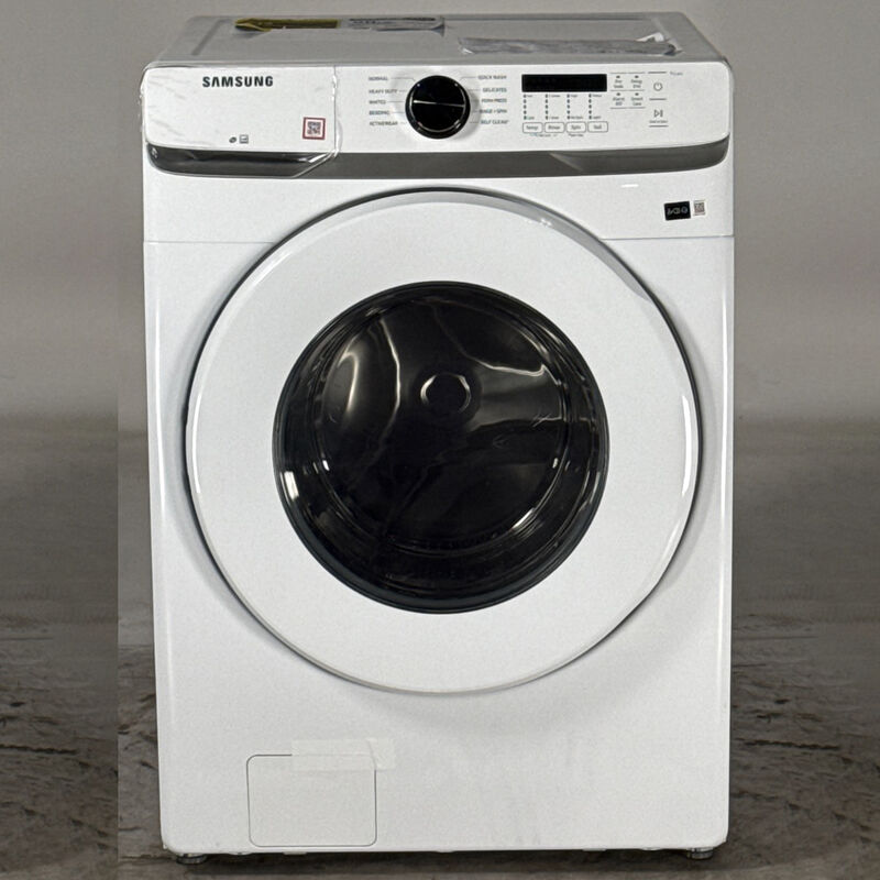 Samsung 27 in. 4.5 cu. ft. Smart Stackable Front Load Washer with 10 Wash Programs, 6 Wash Options & Self Clean - White (Open Box Good Condition), , hires