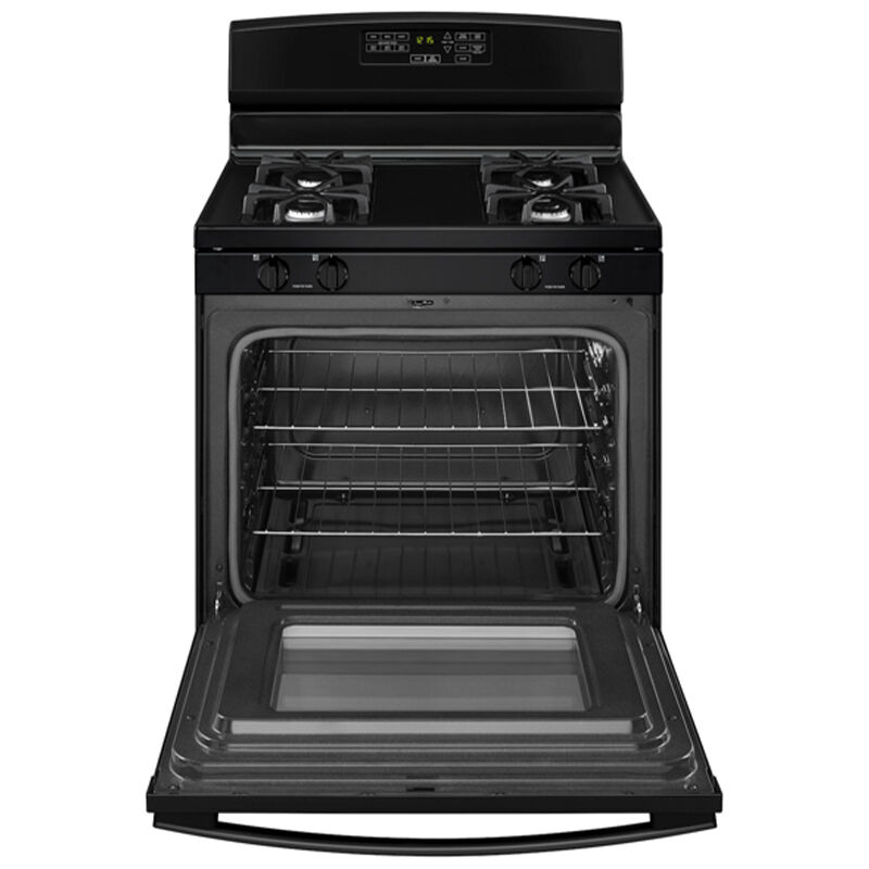Amana 30 in. 5.0 cu. ft. Gas Range with 4 Sealed Burners - Black, , hires