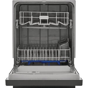 Frigidaire 24 in. Front Control Dishwasher with 62 dBa Sound Level & Pocket - Stainless Steel, Stainless Steel, hires