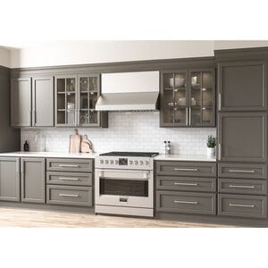 Zephyr Tempest 36 in. Convertible Standard Style Range Hood with 650 CFM, 6 Fan Speeds & 2 LED Lights - Stainless Steel, , hires