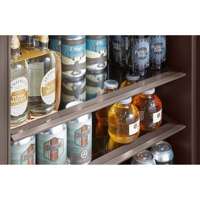 Sub-Zero Designer Series 24 in. 5.5 cu. ft. Built-In Undercounter Beverage Center with Adjustable Shelves & Digital Control Left Hinged - Custom Panel Ready, , hires