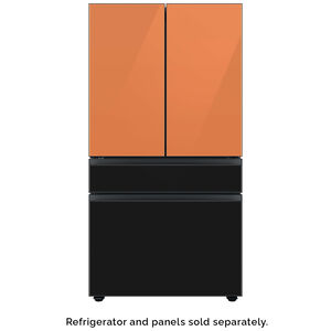 Samsung Bespoke 4-Door French Door Bottom Panel for Refrigerators - Charcoal Glass, , hires