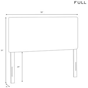 Skyline Furniture Zuma Fabric Full Size Headboard - Rosequartz, , hires