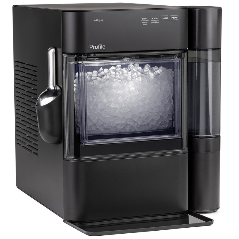 GE Profile 14 in. Smart Ice Maker with 3 lb. Ice Storage & Digital Control - Carbon Black, , hires
