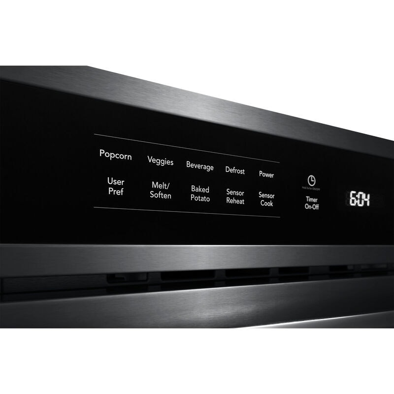 Frigidaire Gallery 30 in. 1.6 cu. ft. 950W Built-In Microwave with Sensor Cooking - Black Stainless, Black Stainless, hires