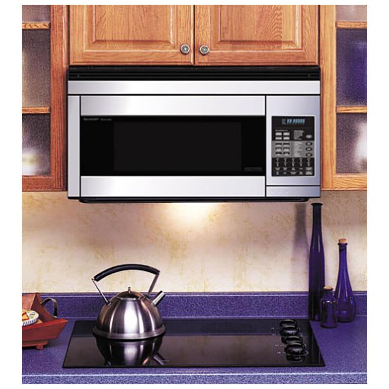 Sharp 30 in. 1.1 cu. ft. 850W Over-the-Range Microwave with 300 CFM, Convection & Sensor Cooking - Stainless Steel, , hires