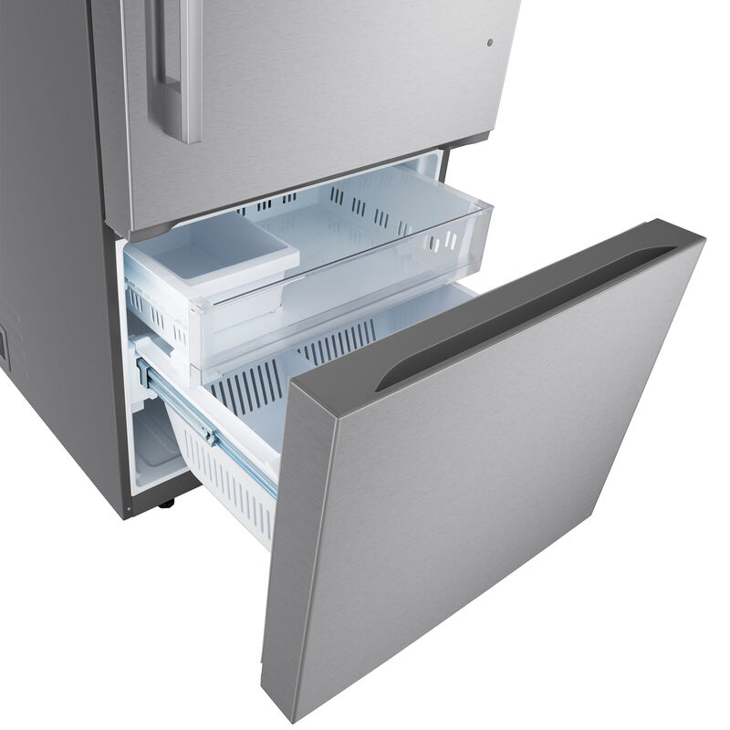 LG 33 in. 25.5 cu. ft. Smart Bottom Freezer Refrigerator with Ice Maker - PrintProof Stainless Steel, , hires