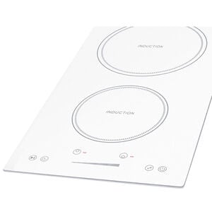 Summit 12 in. 2-Burner Induction Cooktop - White, , hires