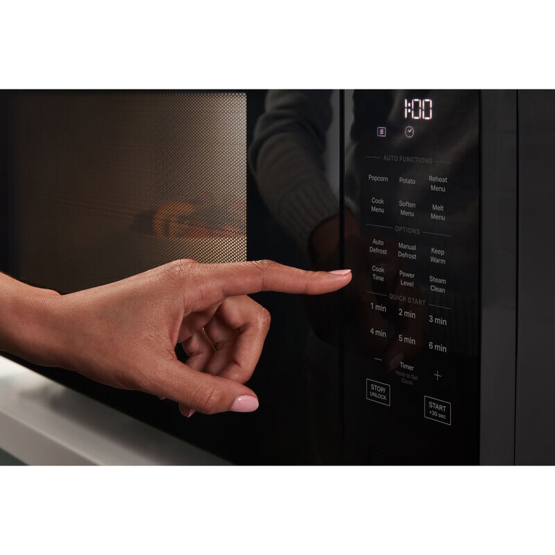 Whirlpool 22 in. 1.6 cu. ft. Countertop Microwave with Sensor Cooking - Fingerprint Resistant Stainless Steel, Fingerprint Resistant Stainless, hires