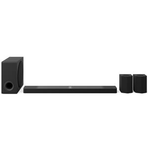 LG 9.1.5 ch. Soundbar with Wireless Dolby Atmos Soundbar & Rear Speakers - Black