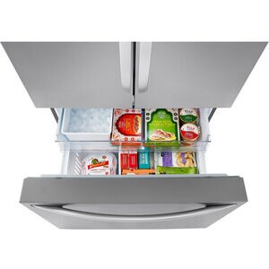 LG 36 in. 31.7 cu. ft. Smart French Door Refrigerator with Internal Water Dispenser - PrintProof Stainless Steel, , hires