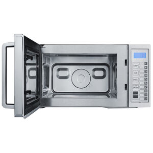 Summit 21 in. 0.9 cu. ft. 1000W Countertop Microwave - Stainless Steel, , hires