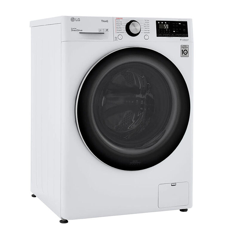 LG 24" Electric All-in-One Front Loading Combo with 2.4 Cu. Ft. Washer with 14 Wash Programs & 2.4 Cu. Ft. Dryer with 1 Dryer Program, Sensor Dry & Wrinkle Care - White, White, hires