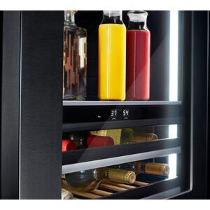 JennAir Rise Series 24 in. 5.0 cu. ft. Built-In Beverage Center with Fixed Shelves & Digital Control - Stainless Steel, , hires