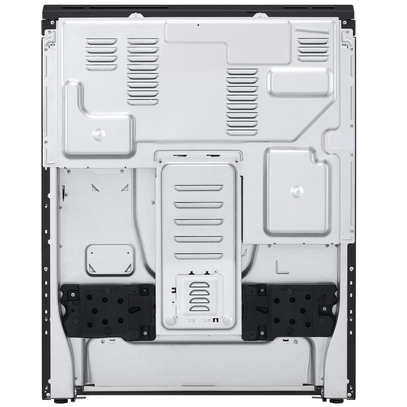 LG 30 in. 6.3 cu. ft. Smart Air-Fry Standard Convection Slide-In Electric Range with Radiant Burners - Black Stainless Steel, , hires